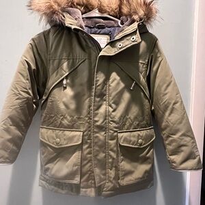 GAP Kids Olive Green Water-Resistant Jacket